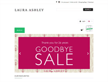 Tablet Screenshot of laura-ashley.com.hk